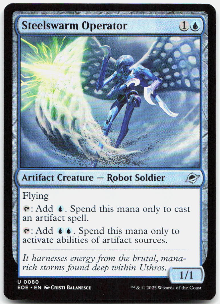 Steelswarm Operator NM U Edge of Eternities 80