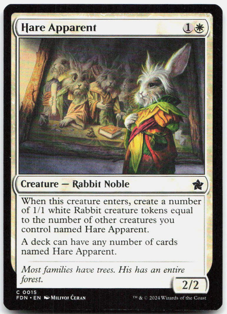 Hare Apparent NM C Foundations 15