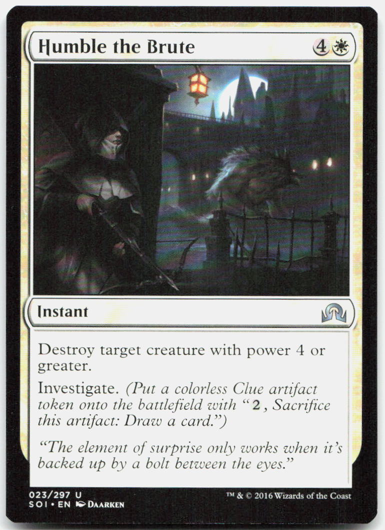 Humble the Brute NM U Shadows over Innistrad 23