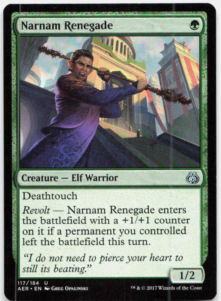 Narnam Renegade NM U Aether Revolt 117