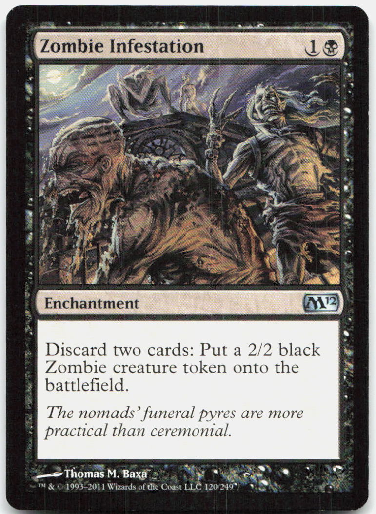 Zombie Infestation NM U Magic 2012 (M12) 120