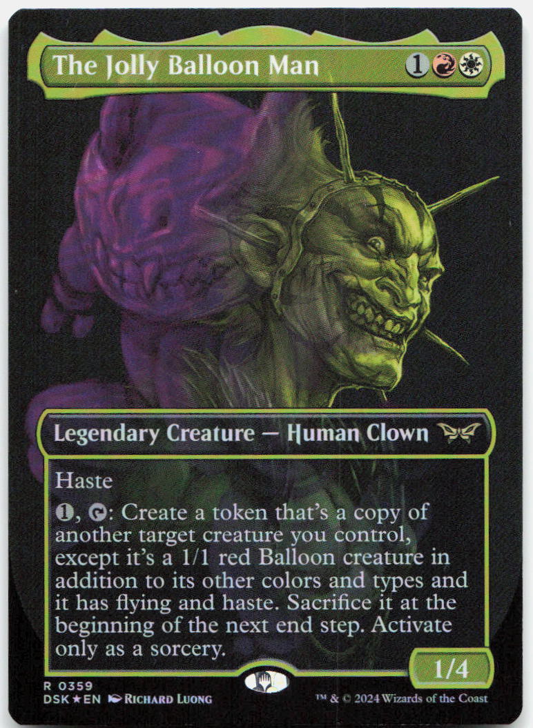The Jolly Balloon Man (Showcase) NM Foil R Duskmourn: House of Horror 359