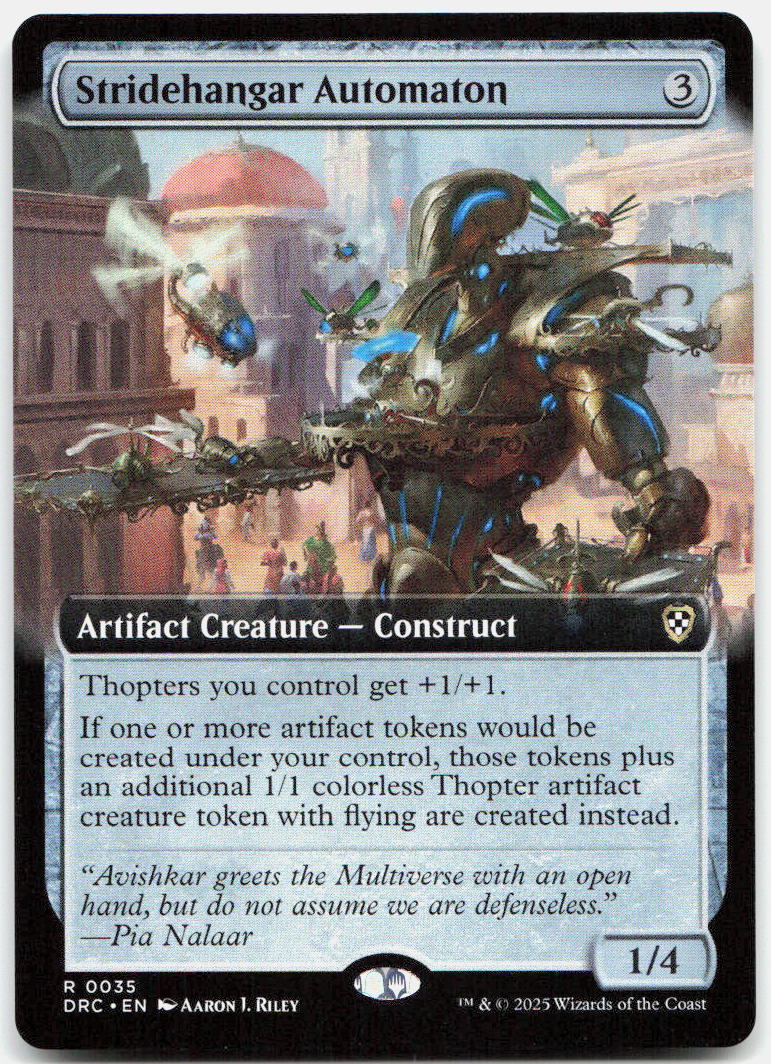 Stridehangar Automaton (Extended Art) NM R Commander: Aetherdrift 35
