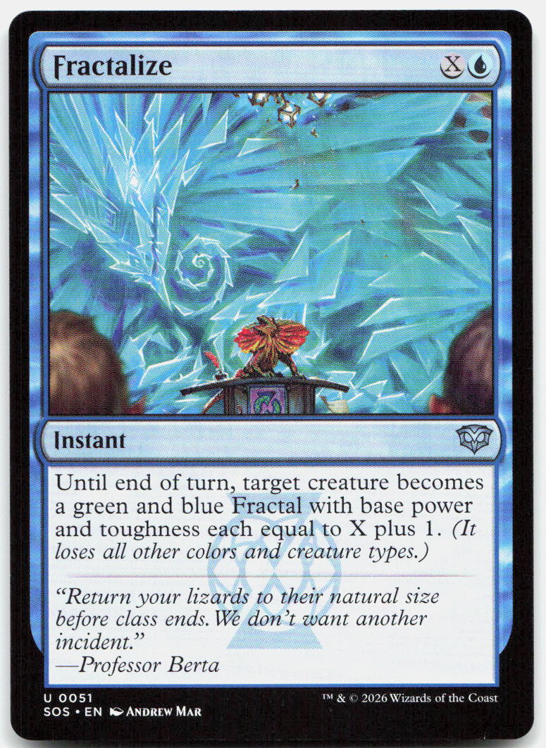 Fractalize NM U Secrets of Strixhaven 51