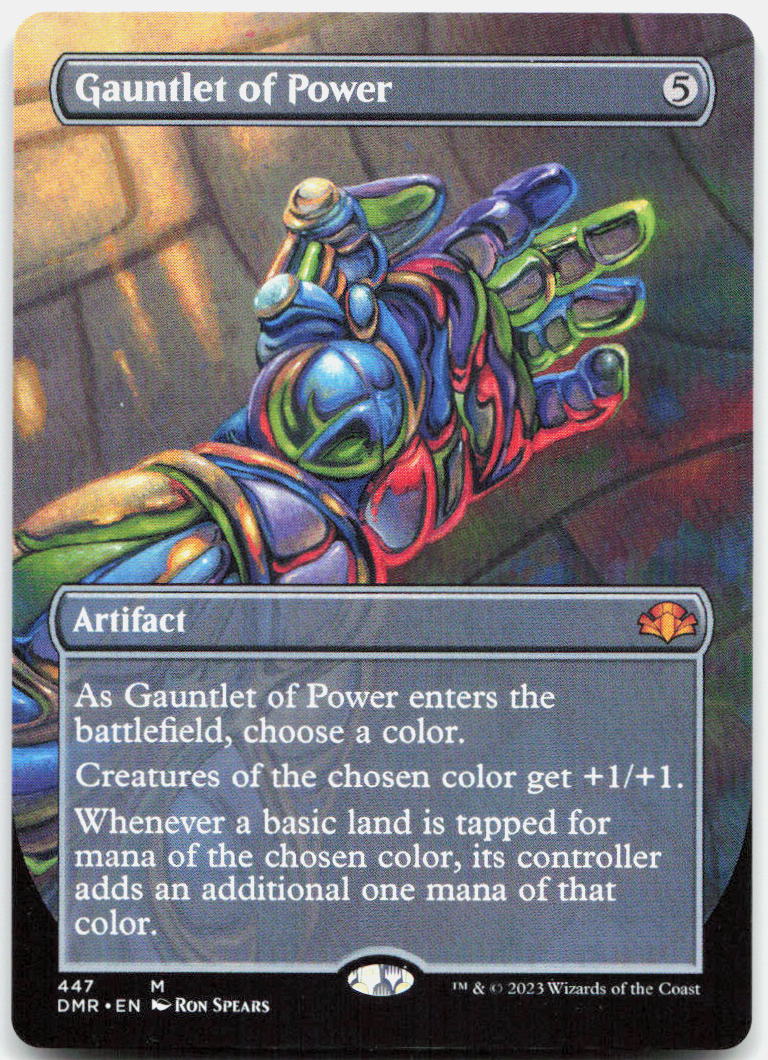 Gauntlet of Power (Borderless) NM M Dominaria Remastered 447