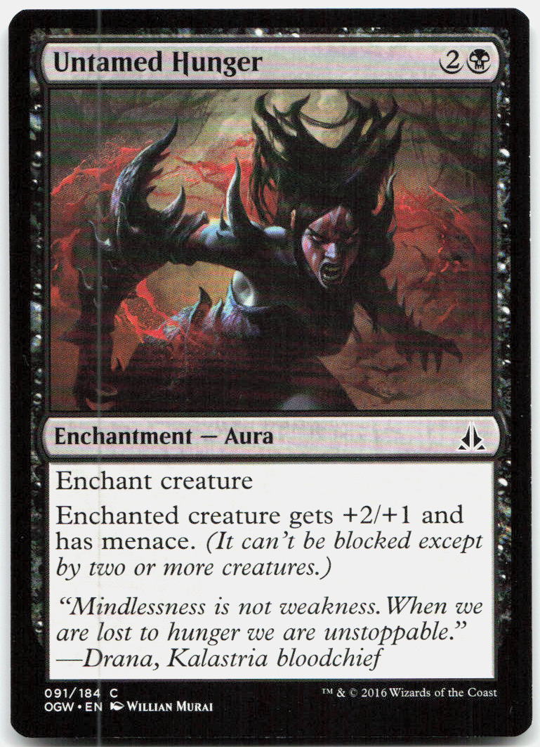 Untamed Hunger NM C Oath of the Gatewatch 91