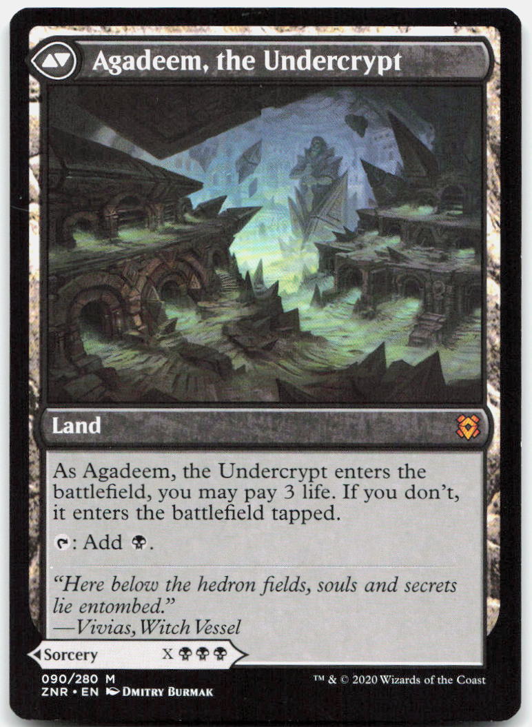 Agadeem's Awakening NM M Zendikar Rising 90