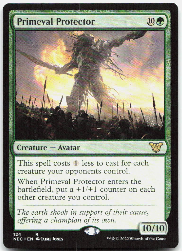 Primeval Protector NM R Commander: Kamigawa: Neon Dynasty 124