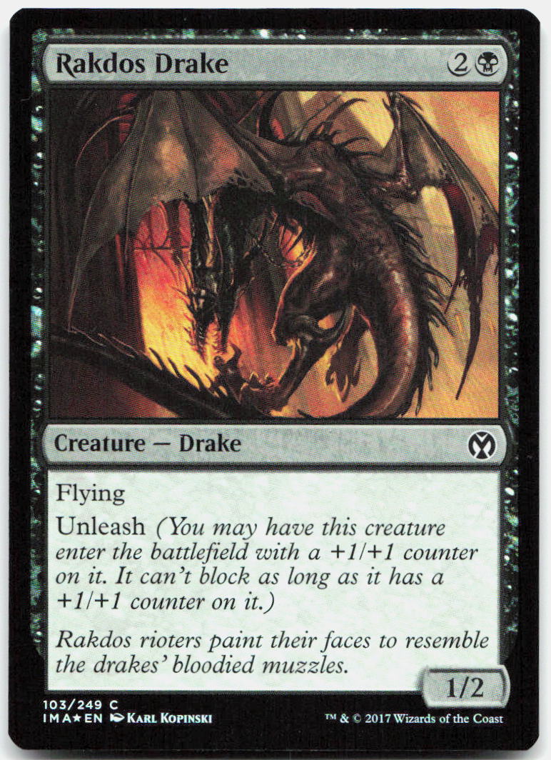 Rakdos Drake NM Foil C Iconic Masters 103