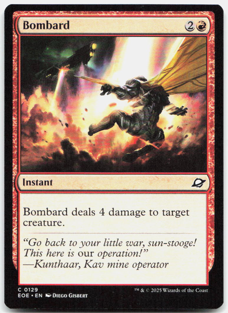 Bombard NM C Edge of Eternities 129