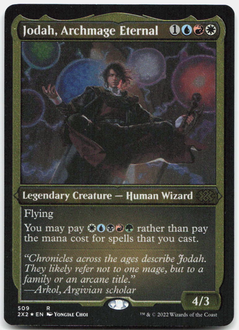 Jodah, Archmage Eternal (Foil Etched) NM Foil R Double Masters 2022 509