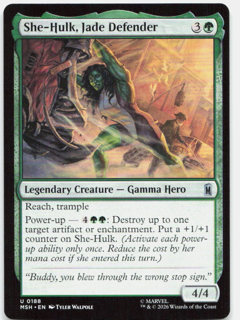 She-Hulk, Jade Defender NM U Marvel Super Heroes 188