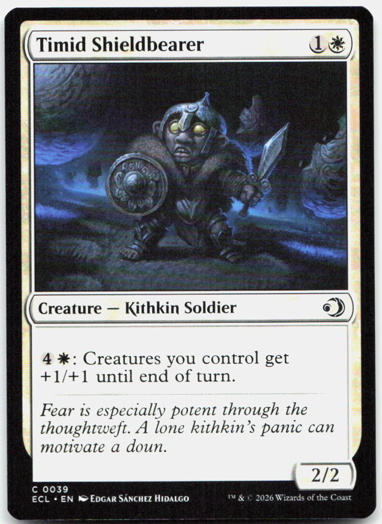 Timid Shieldbearer NM C Lorwyn Eclipsed 39
