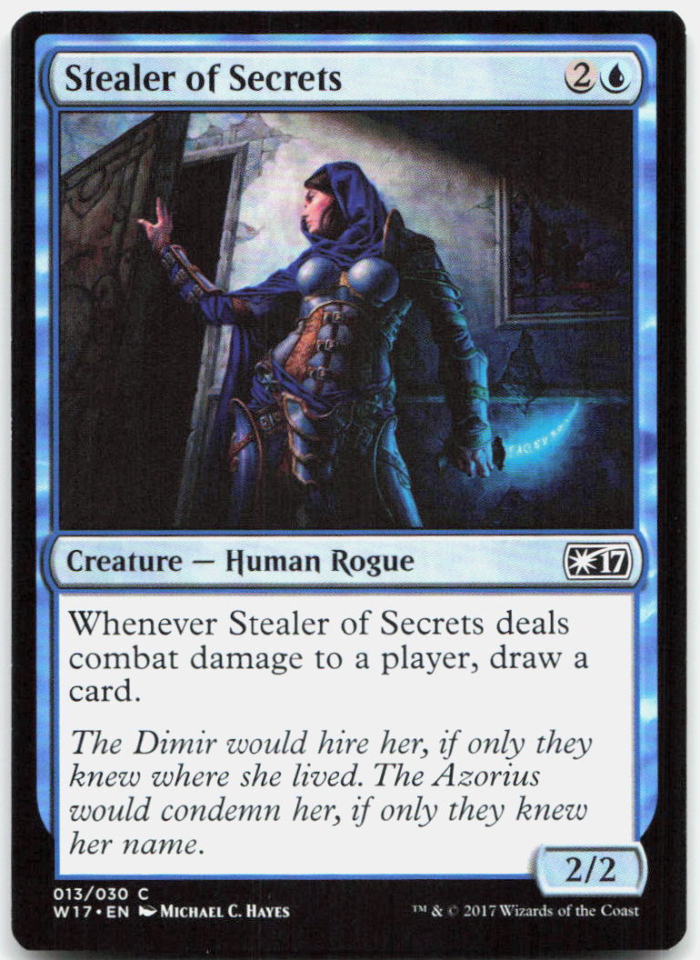 Stealer of Secrets NM C Welcome Deck 2017 13