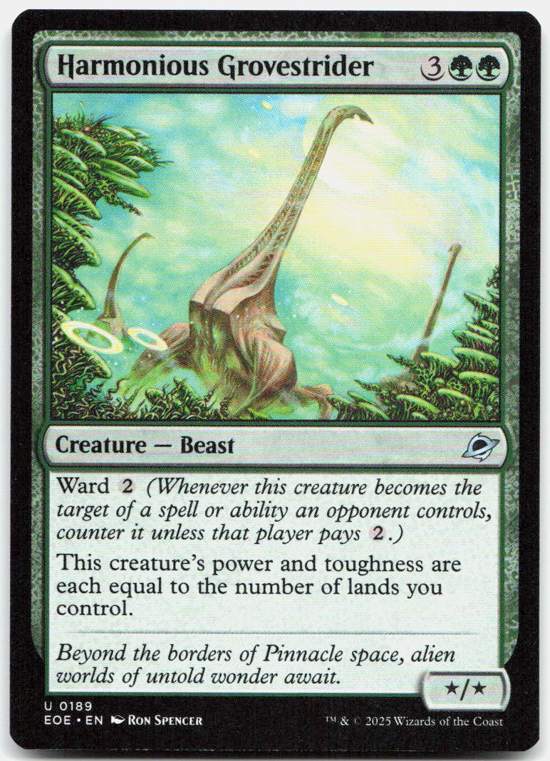 Harmonious Grovestrider NM U Edge of Eternities 189