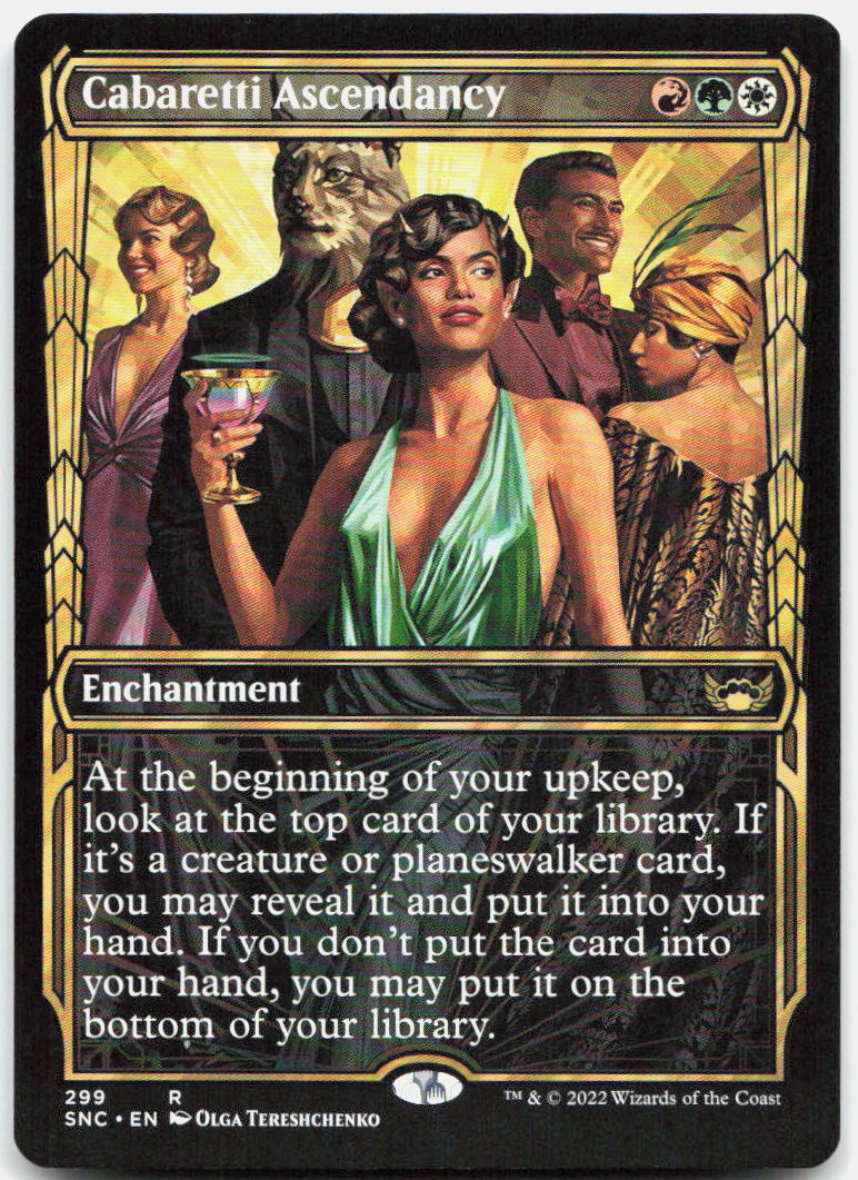 Cabaretti Ascendancy (Showcase) NM R Streets of New Capenna 299