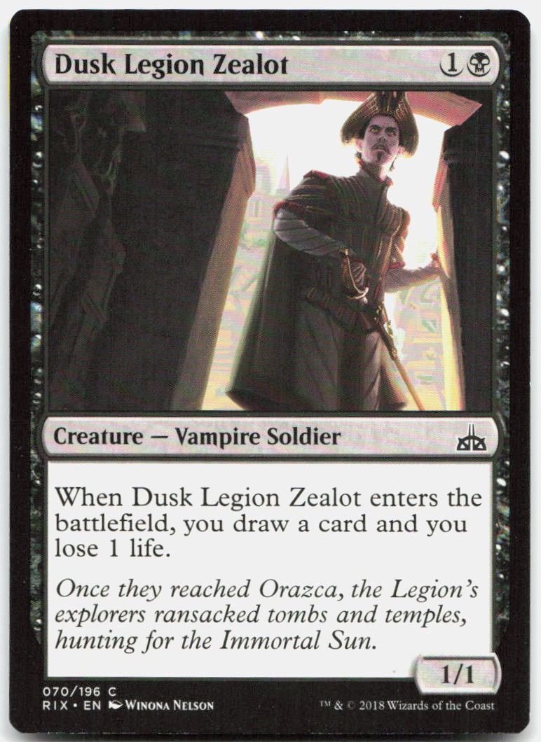 Dusk Legion Zealot NM C Rivals of Ixalan 70