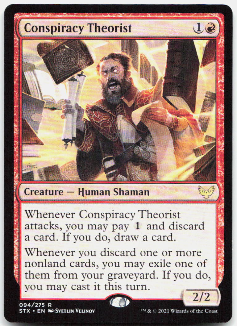 Conspiracy Theorist NM R Strixhaven: School of Mages 94