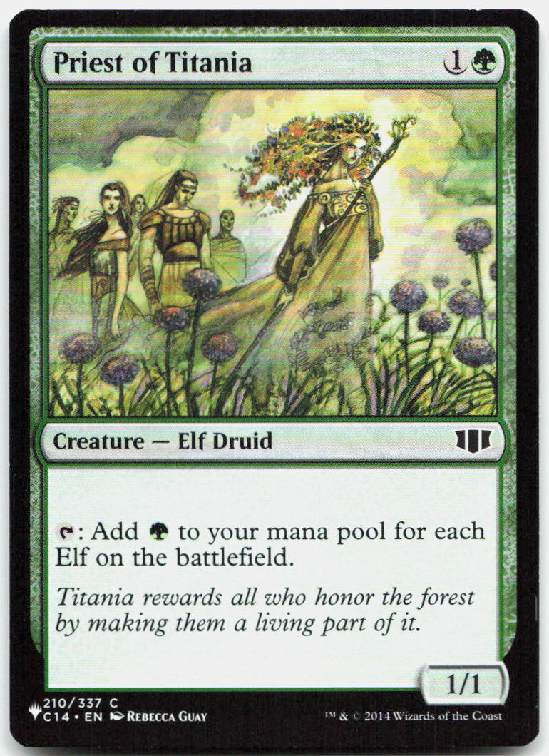 Priest of Titania NM C Commander 2014 210