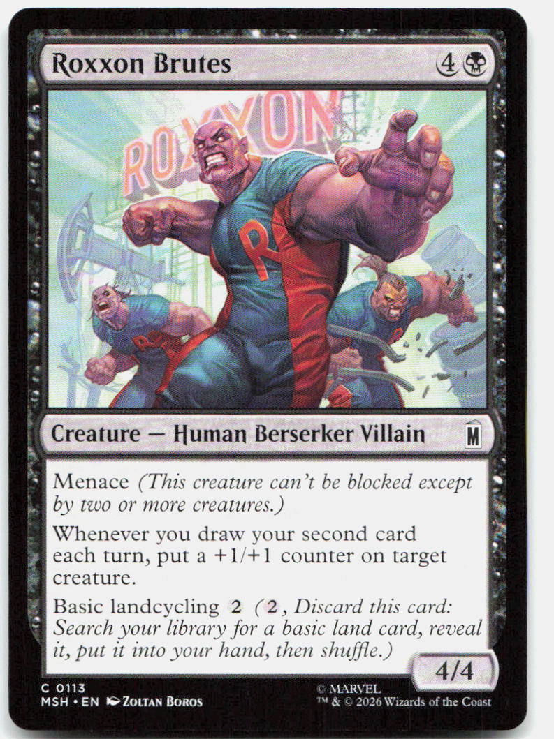 Roxxon Brutes NM C Marvel Super Heroes 113