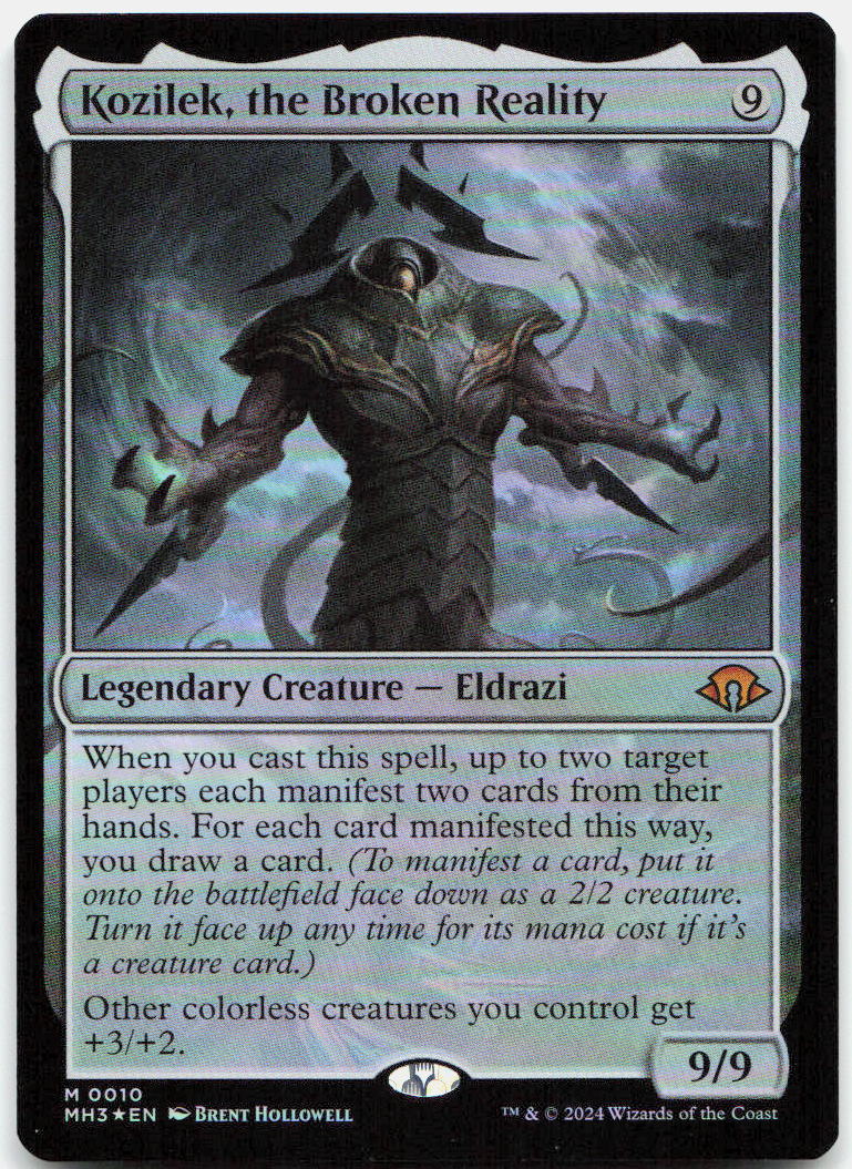 Kozilek, the Broken Reality NM Foil M Modern Horizons 3 10