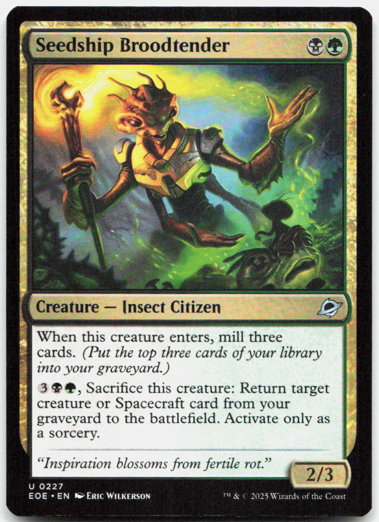 Seedship Broodtender NM U Edge of Eternities 227