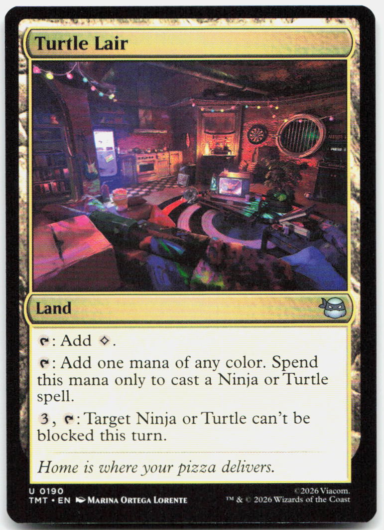 Turtle Lair NM U Teenage Mutant Ninja Turtles 190