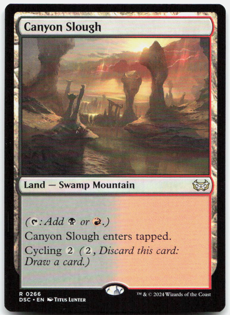Canyon Slough NM R Commander: Duskmourn: House of Horror 266
