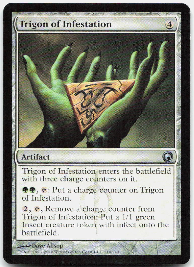 Trigon of Infestation NM U Scars of Mirrodin 214