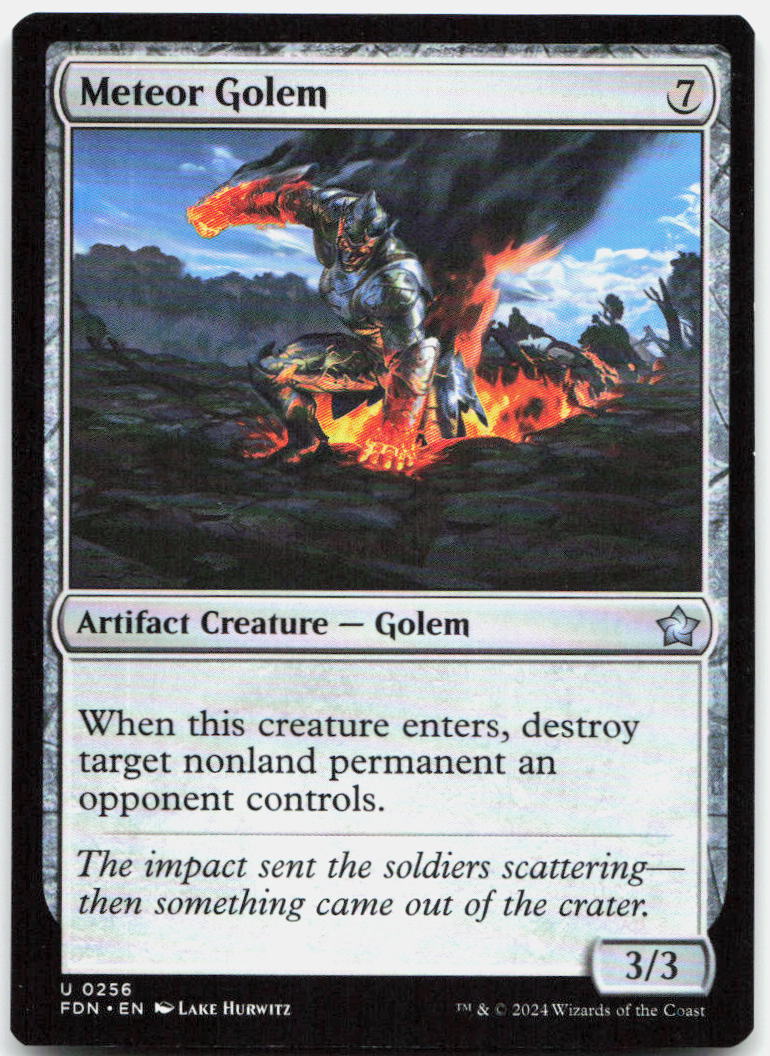 Meteor Golem NM U Foundations 256