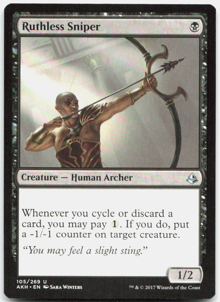 Ruthless Sniper NM U Amonkhet 105