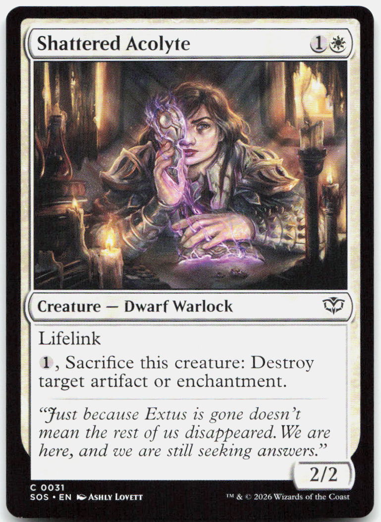 Shattered Acolyte NM C Secrets of Strixhaven 31