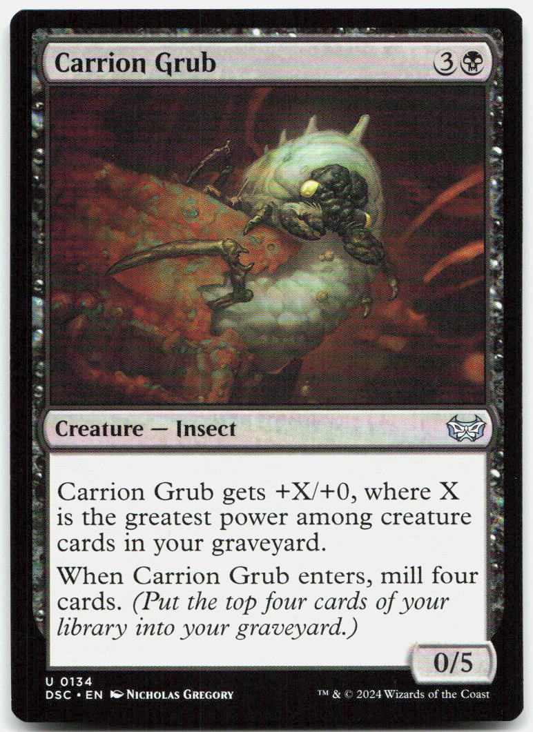 Carrion Grub NM U Commander: Duskmourn: House of Horror 134