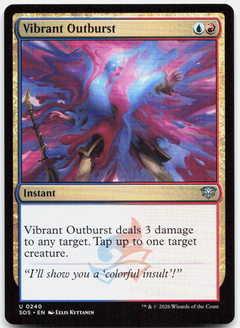 Vibrant Outburst NM U Secrets of Strixhaven 240