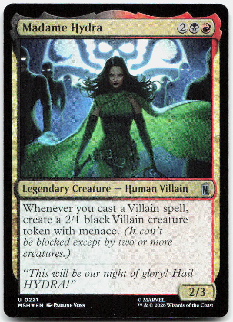Madame Hydra NM Foil U Marvel Super Heroes 221