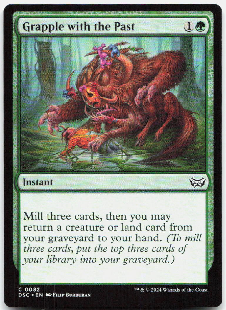 Grapple with the Past NM C Commander: Duskmourn: House of Horror 82