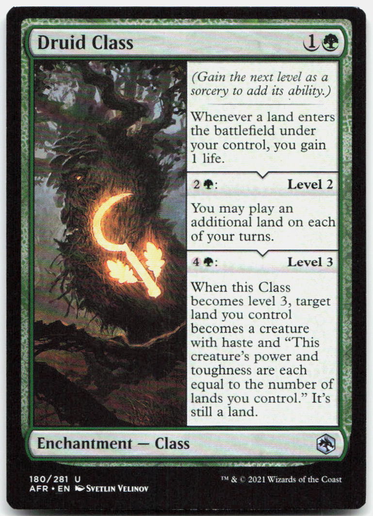 Druid Class NM U Adventures in the Forgotten Realms 180
