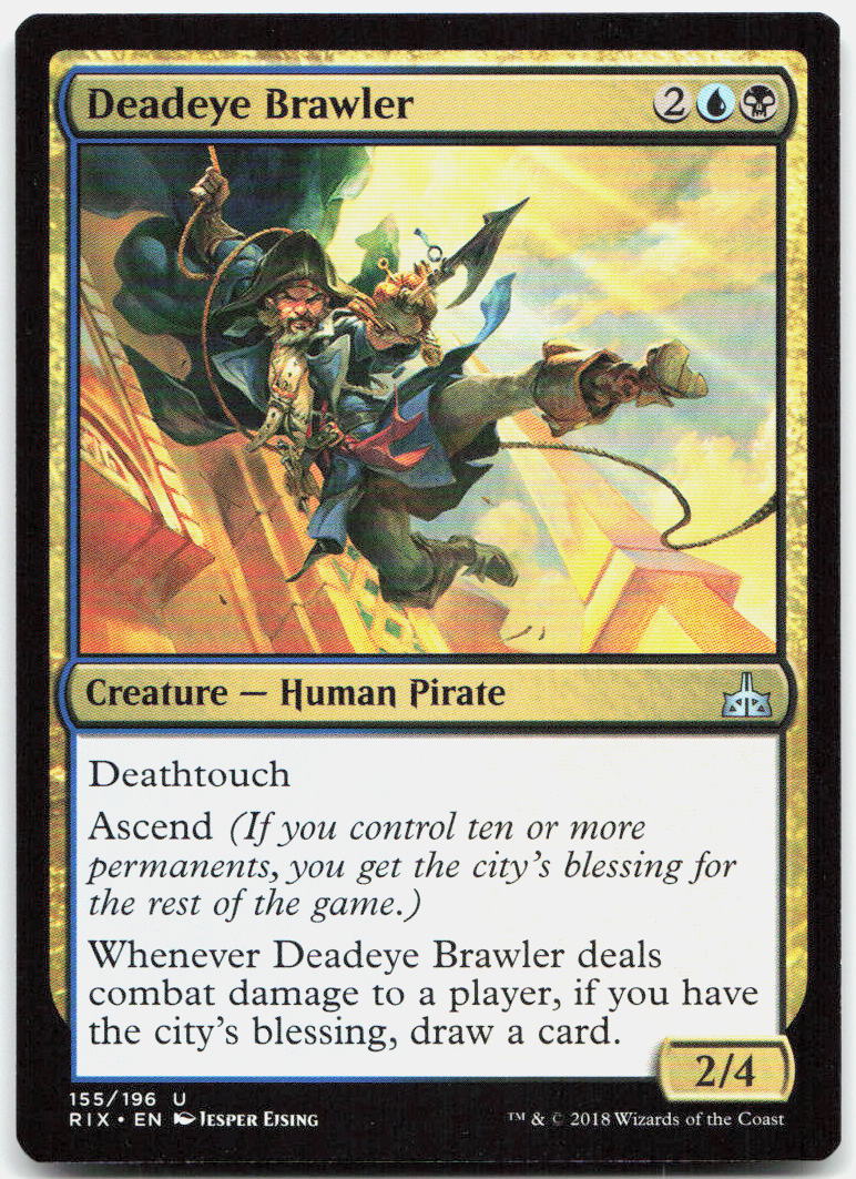 Deadeye Brawler NM U Rivals of Ixalan 155