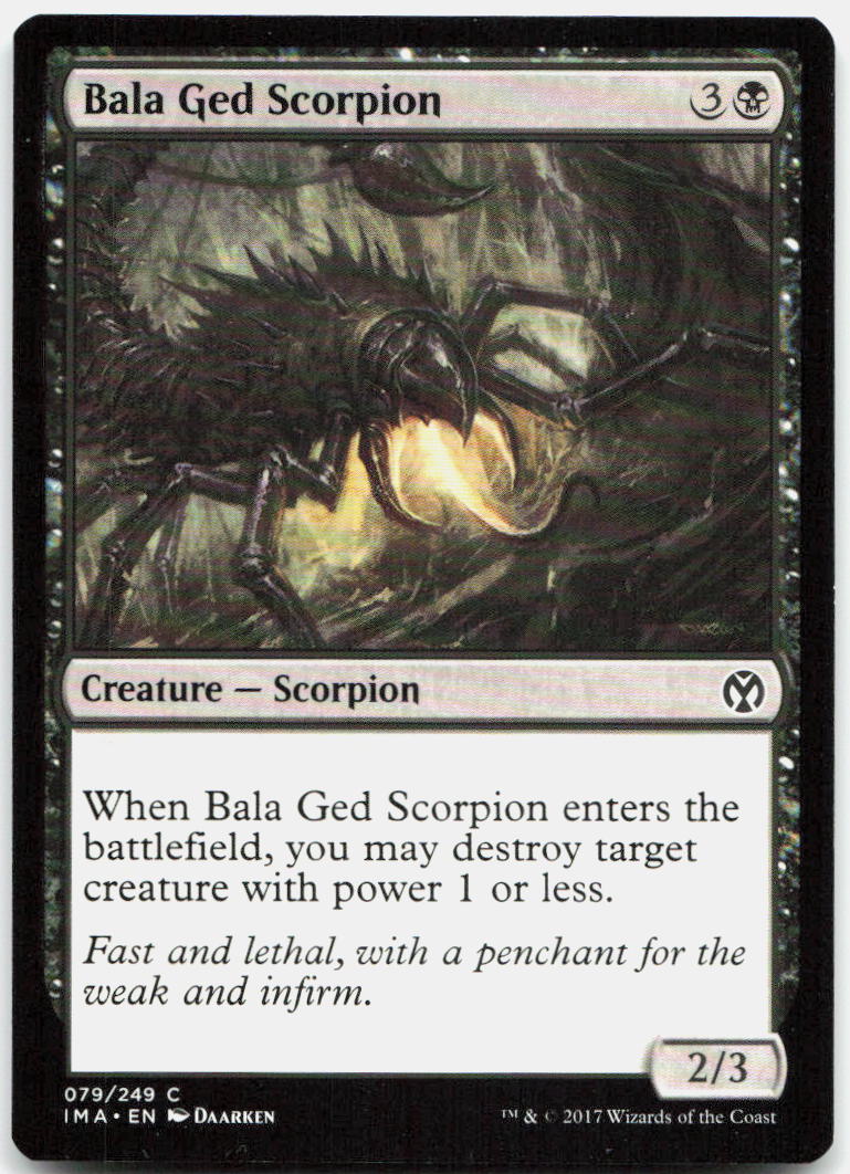 Bala Ged Scorpion NM C Iconic Masters 79