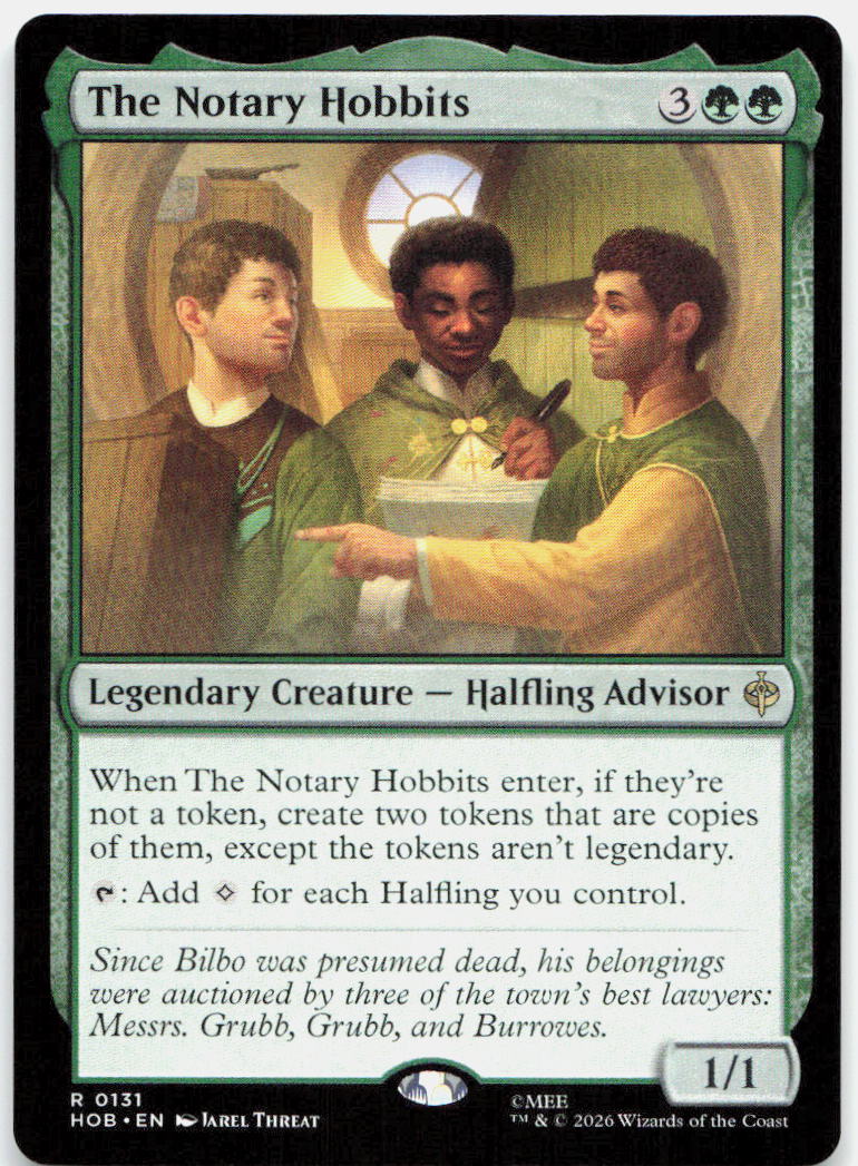 The Notary Hobbits NM R The Hobbit 131