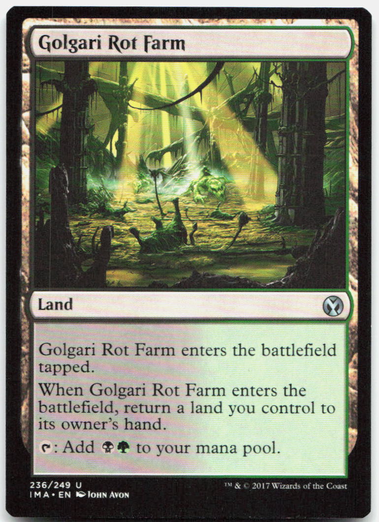Golgari Rot Farm NM U Iconic Masters 236