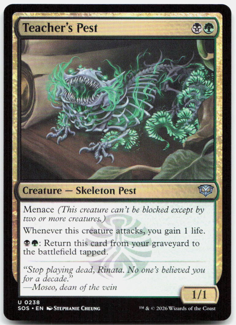 Teacher's Pest NM U Secrets of Strixhaven 238