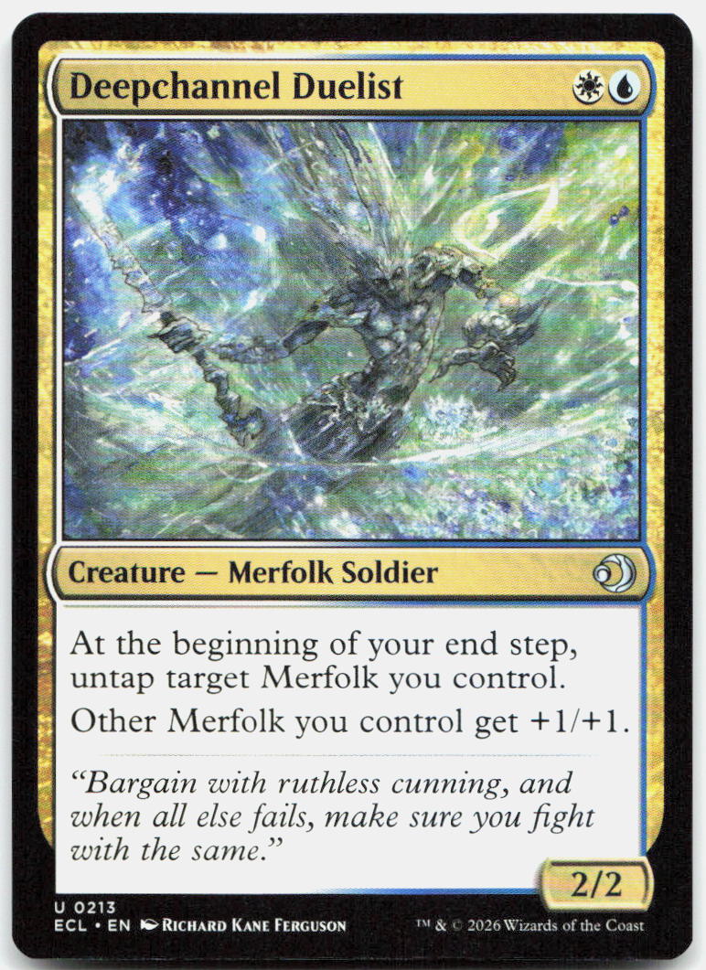 Deepchannel Duelist NM U Lorwyn Eclipsed 213