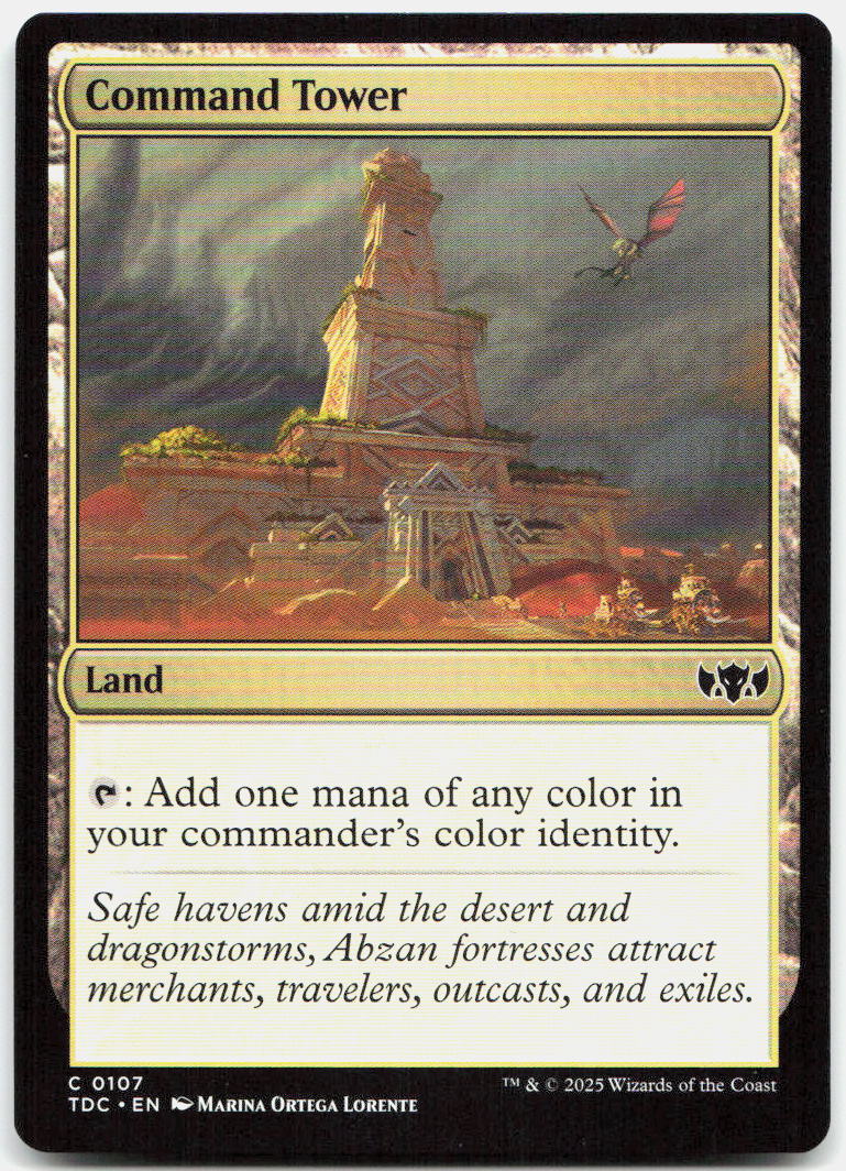 Command Tower NM C Commander: Tarkir: Dragonstorm 107