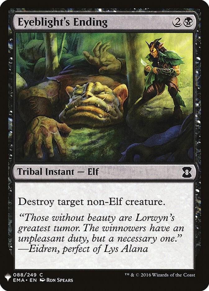 Eyeblight's Ending NM C The List Reprints 88
