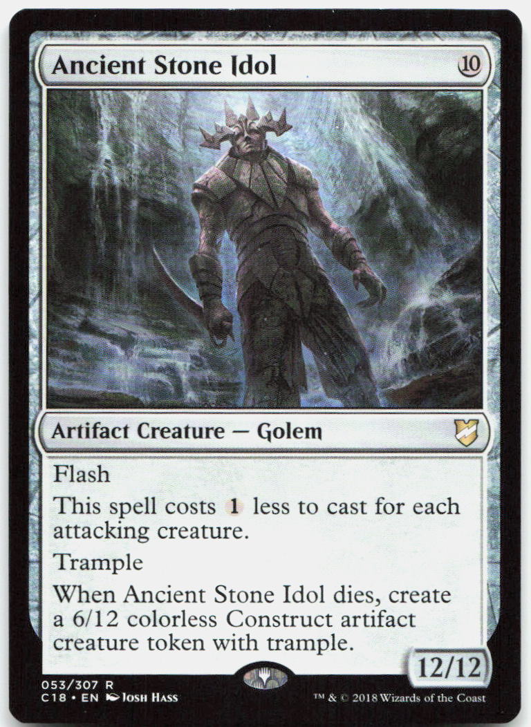 Ancient Stone Idol NM R Commander 2018 53