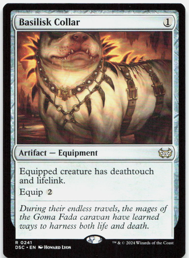 Basilisk Collar NM R Commander: Duskmourn: House of Horror 241