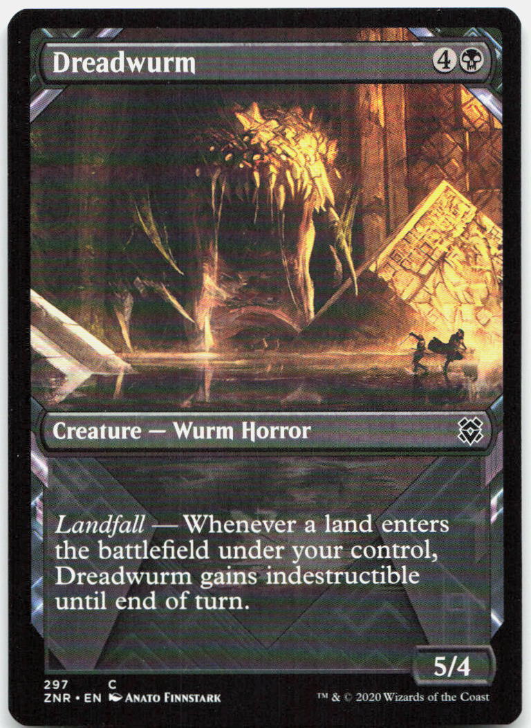 Dreadwurm (Showcase) NM C Zendikar Rising 297