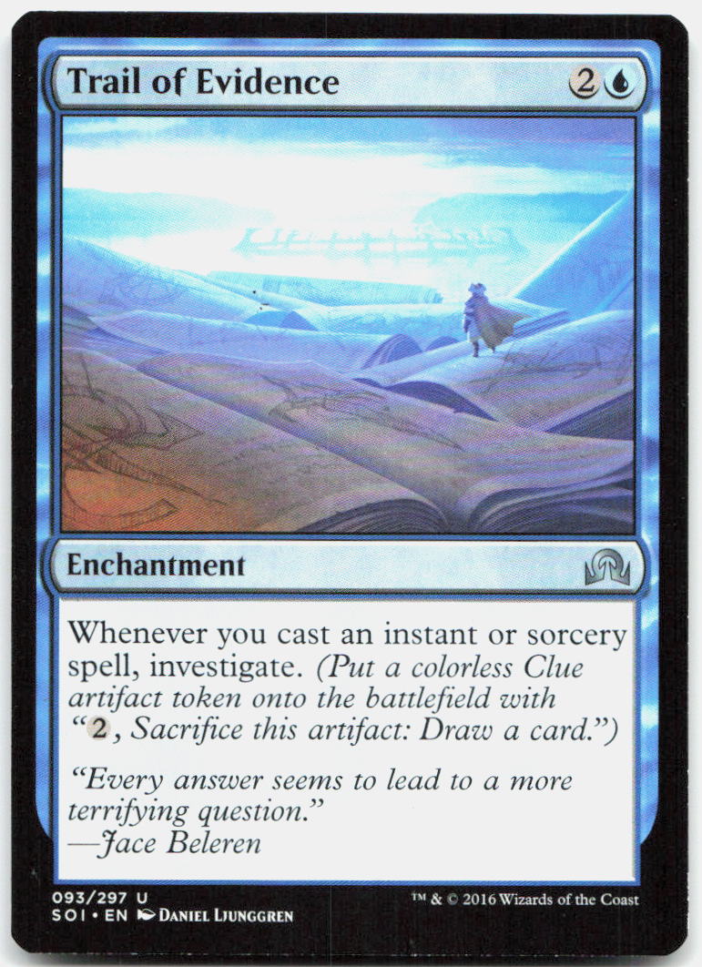 Trail of Evidence NM U Shadows over Innistrad 93