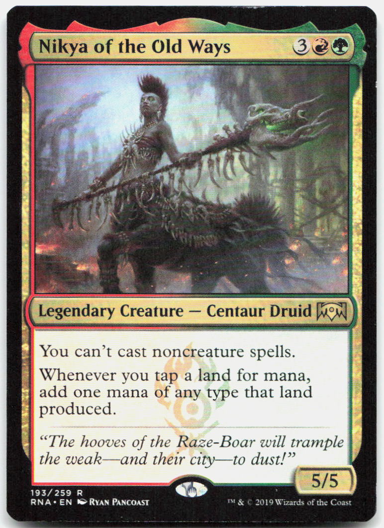 Nikya of the Old Ways NM R Ravnica Allegiance 193